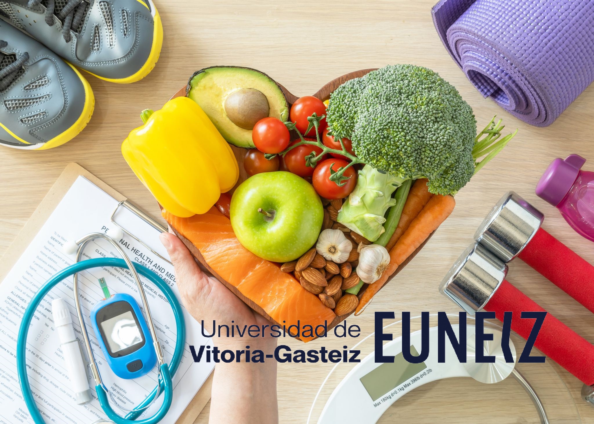 Promoción de hábitos saludables. 4 créditos expedidos por la universidad de Vitoria-Gasteiz Euneiz.